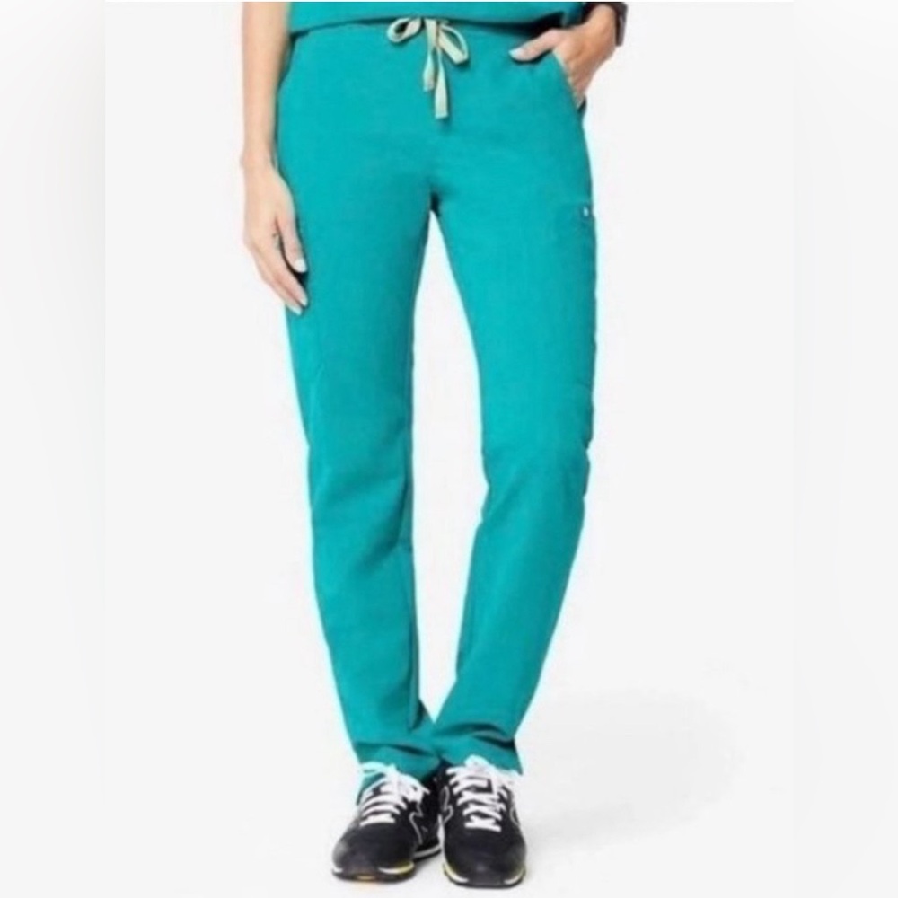 FIGS Yola™ - Petite Skinny Scrub Pants in Teal Limited Edition